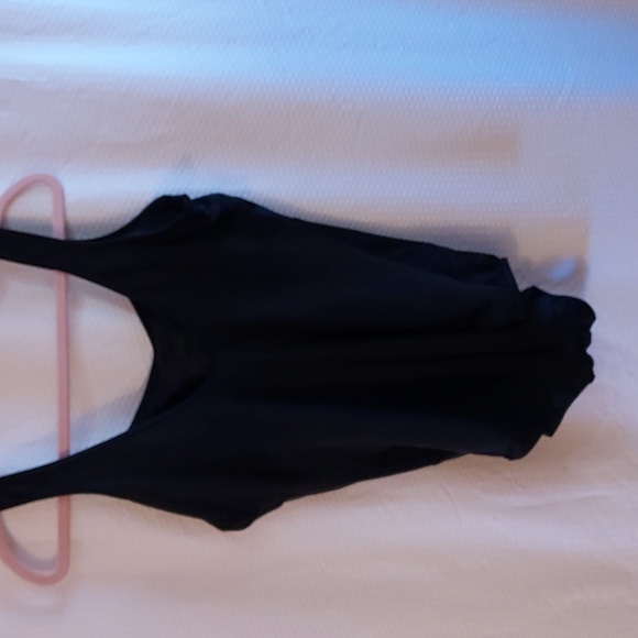 Land's End Women's One Piece Swimsuit Tugless Tank Soft Cup Black Size L… - Picture 4 of 13